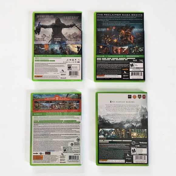 Xbox 360 | Bundle of‎ 4 Video Games Skyrim/Halo 4/Shadow of Mordor/FarCry 4 - Picture 7 of 7